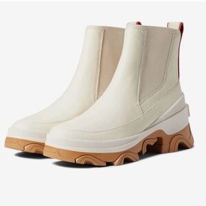 Sorel Brex Chelsea Ankle Boot Waterproof Natural/Sea Salt color Size 8.5